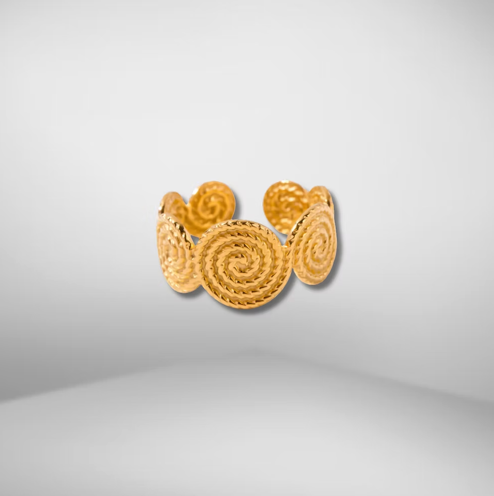 Spiral Radiance Ring