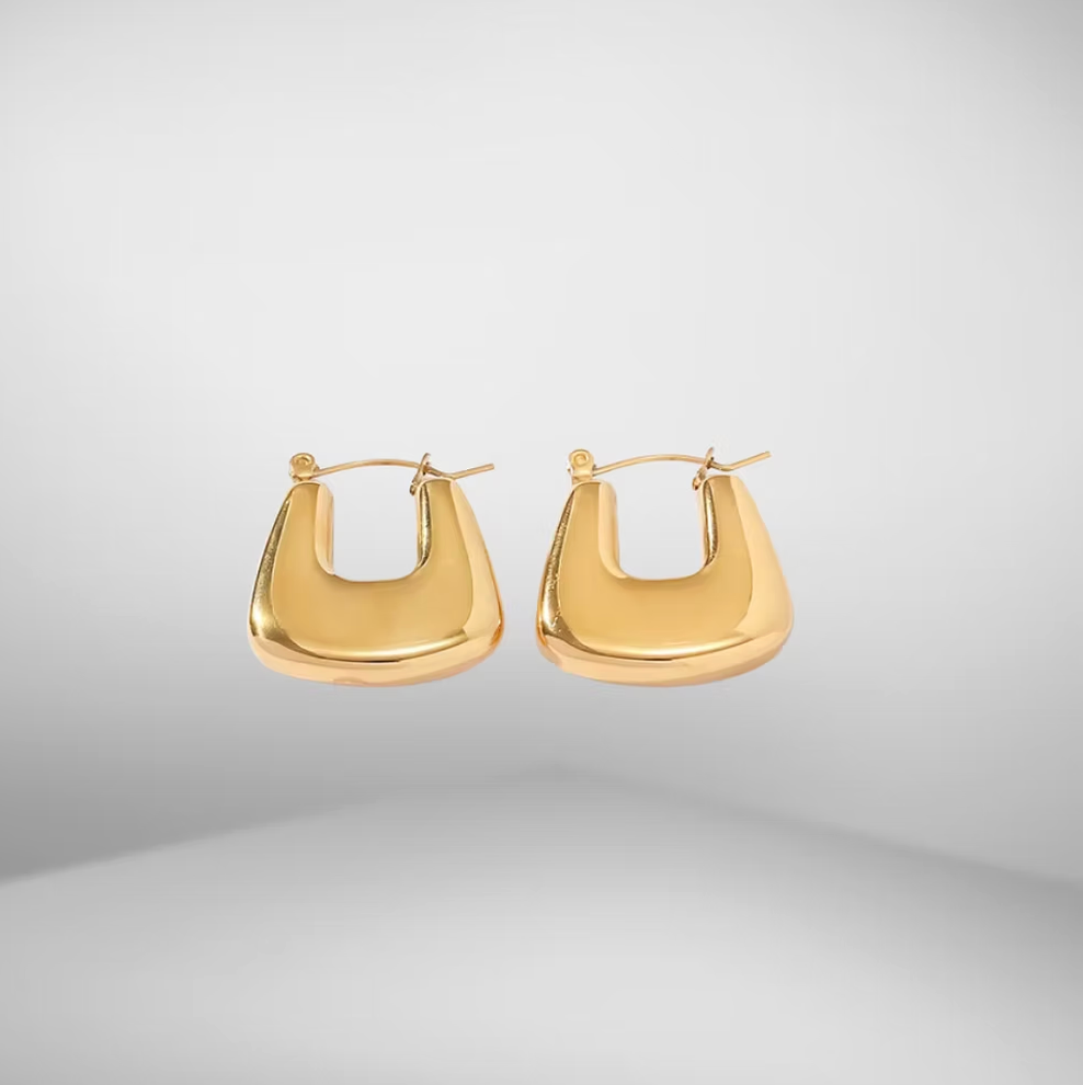 Bag Hoop Earrings