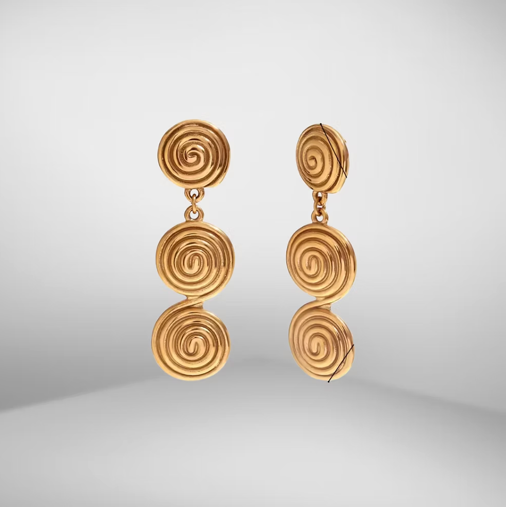 Swirl Drops Earrings
