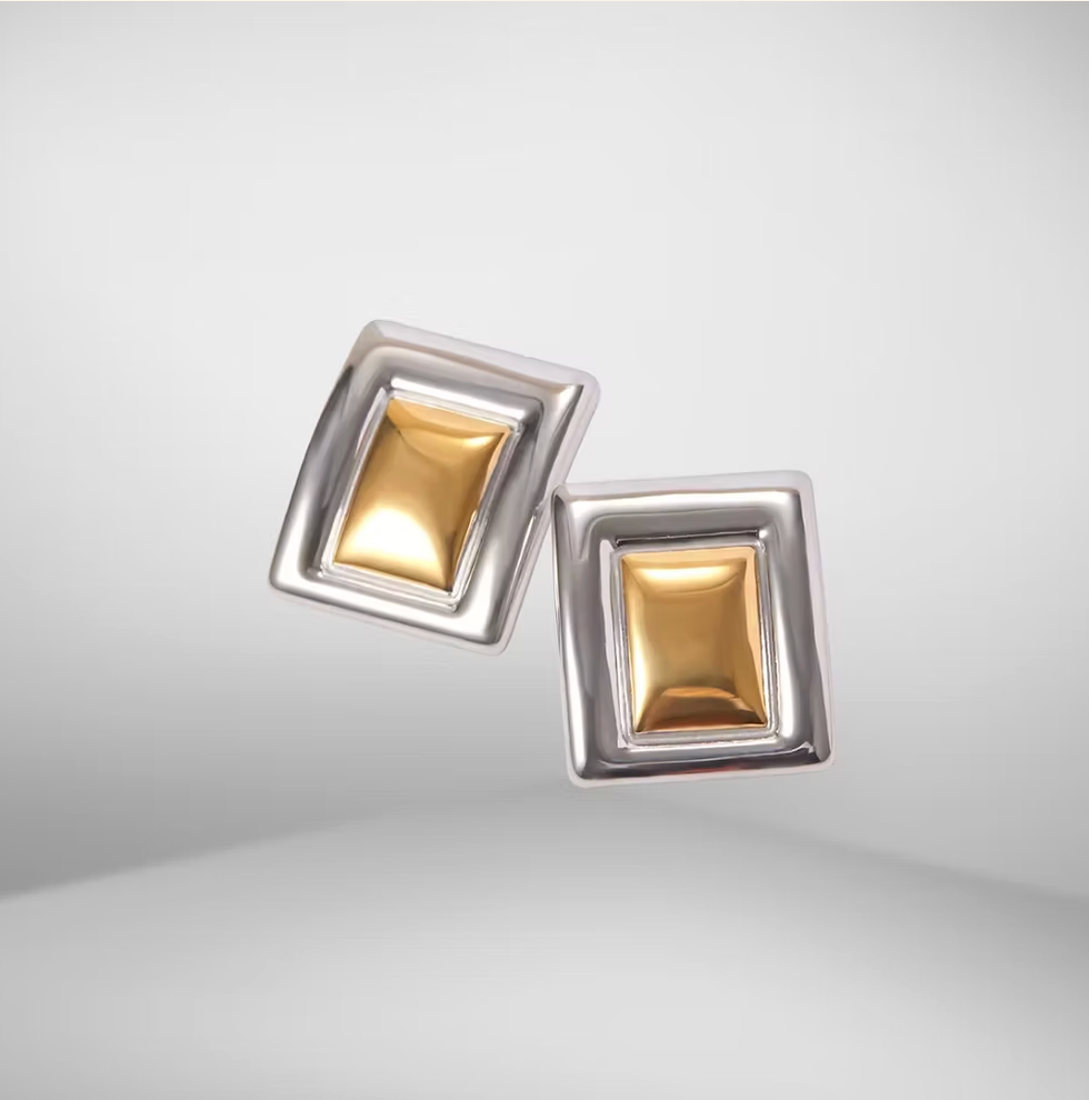 Gilded Frame Earrings